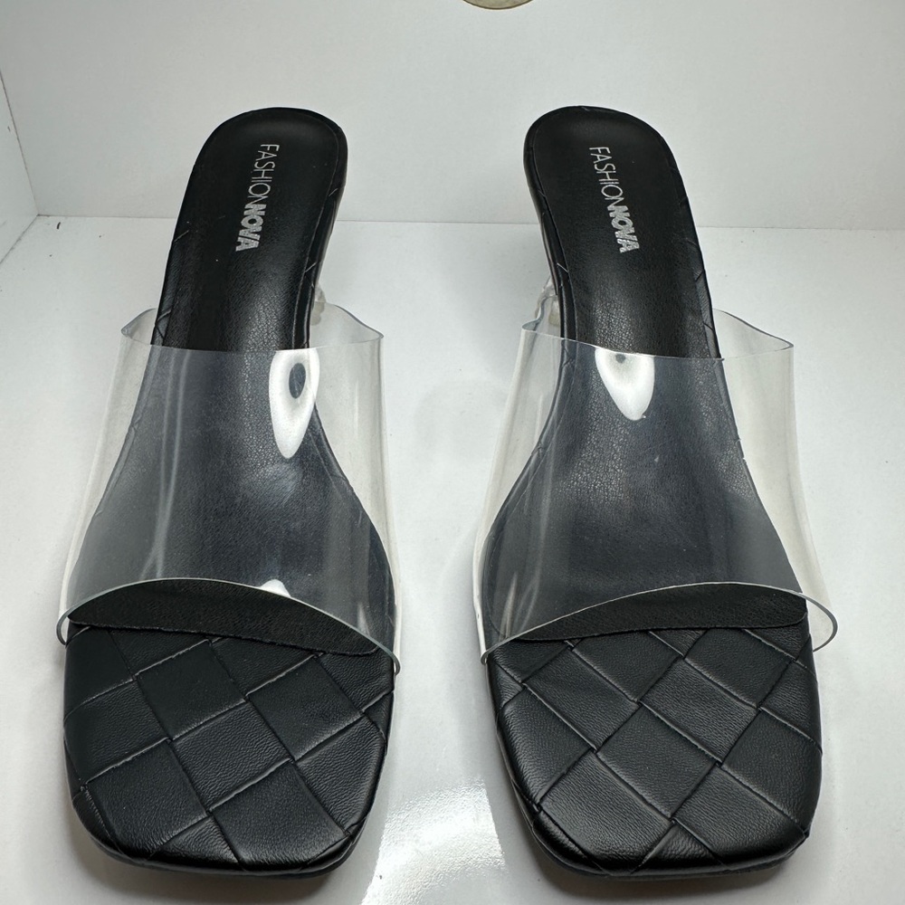 Monika Heeled Mules - Black